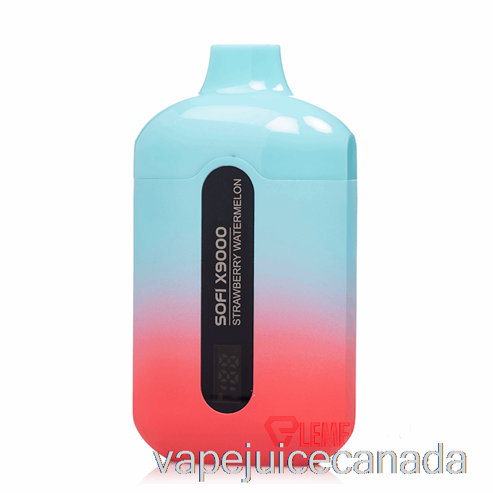 Vape Disposable Canada SOFI X9000 0% Zero Nicotine Smart Disposable Strawberry Watermelon